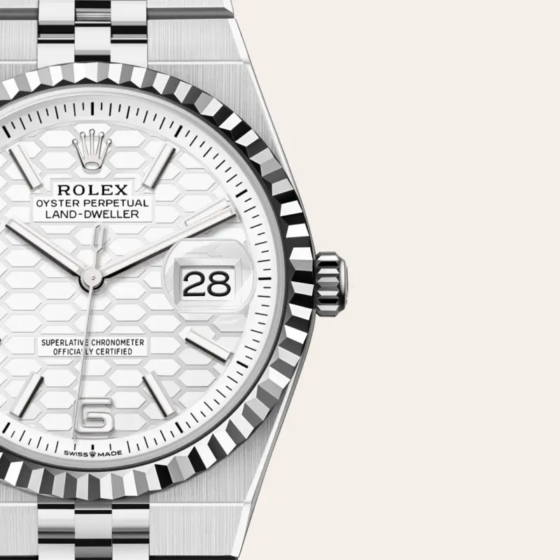 Rolex Land-Dweller 36mm Oystersteel and White Gold M127234-0001 - Image 4