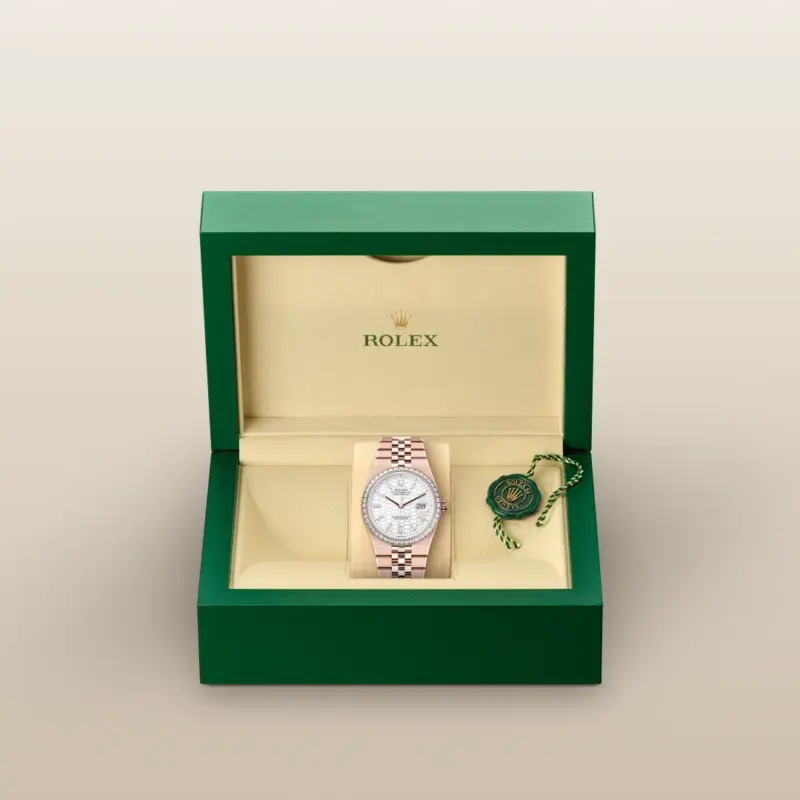 Rolex Land-Dweller 36mm Everose gold and diamonds M127285TBR-0002 - Image 2