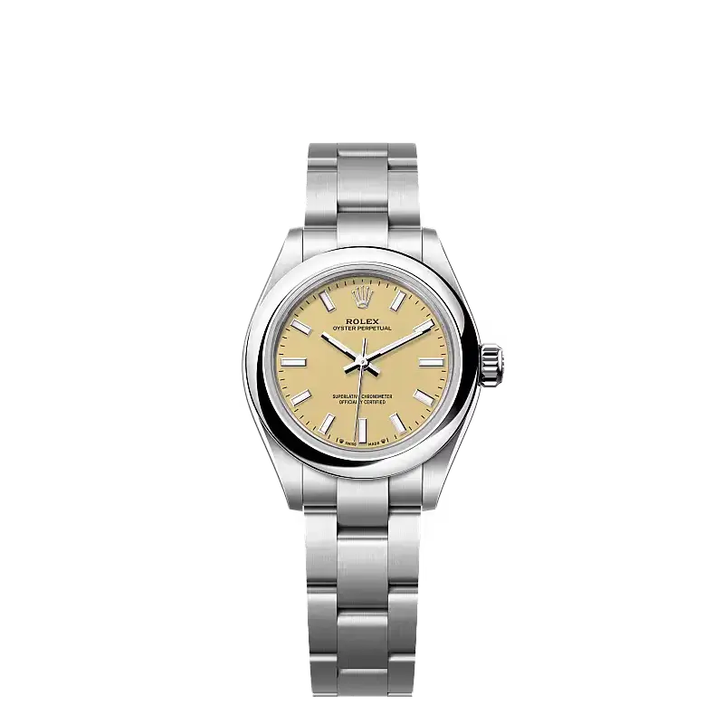 Oyster Perpetual 28 Oyster, 28 mm, Oystersteel Ref. 276200-0007