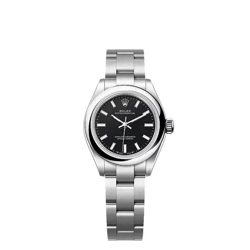 Oyster Perpetual 28 Oyster, 28 mm, Oystersteel Ref. 276200-0010