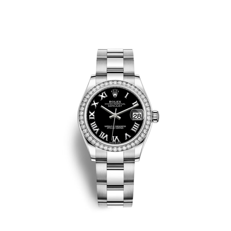 Rolex Datejust 31, Oystersteel, 18kt White Gold and diamonds, Ref# 278384RBR-0001 - Image 2